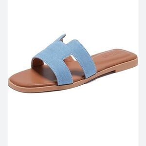 Blue Women Sandles Size 9 Open Toe Comfortable Nordstrom Rack  NWOT Chic Boho